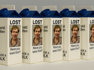 Gerald Cotten Have Your Seen Him on Milk Carton - HODLawards submission